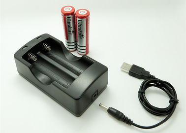 China A entrada 5 V Output o carregador de bateria de 4,2 V para a bateria do íon de 2 x de 18650 Li com cabo de USB fornecedor