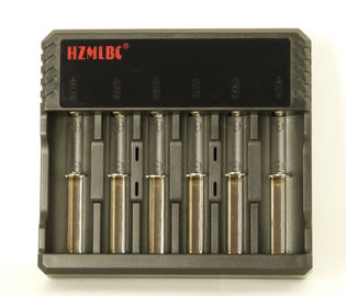 China Carregador de bateria universal do íon de Li das multi baías do entalhe 6 para o íon de Li/IMR/baterias fornecedor