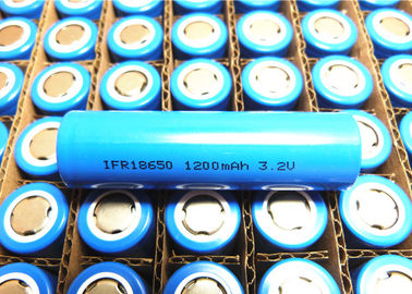 China De alta capacidade completo do bloco 3.2v 1200mah da bateria LiFePO4 do ponteiro 18650 do laser fornecedor