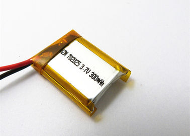 China Bateria lisa da bateria 300mah Lipo do polímero do lítio do ciclo 702025 profundos para a câmara digital de GPS fornecedor