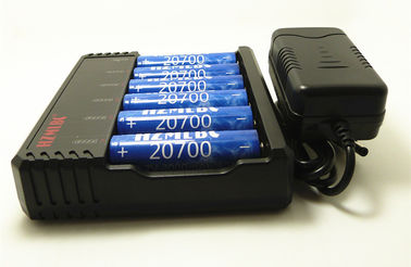 China carregador de bateria 6 * do íon de 18650 26650 3,7 V Li bateria 20700 com peso do carregador 405g fornecedor