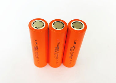 China Bateria da parte superior lisa da laranja 18650, bateria do íon da luz 3,7 V 2000mah Li do diodo emissor de luz fornecedor