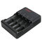 O carregador de bateria de pouco peso do estojo compacto C4, 4 entalha o carregador de bateria 18650 176g fornecedor